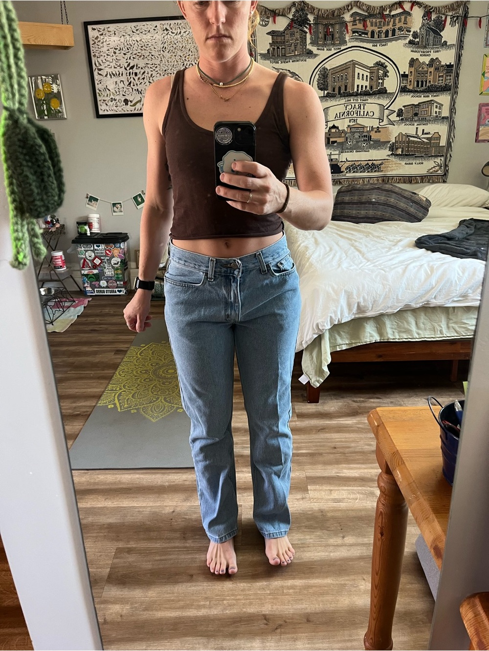 Classic Straight-Leg Women’s Jeans - Light Blue